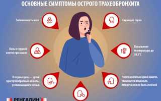 Трахеальный бронхит (трахеобронхит) — что это, симптомы и лечение