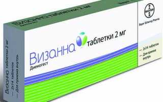 Препарат Визанна: восстановление менструаций после отмены